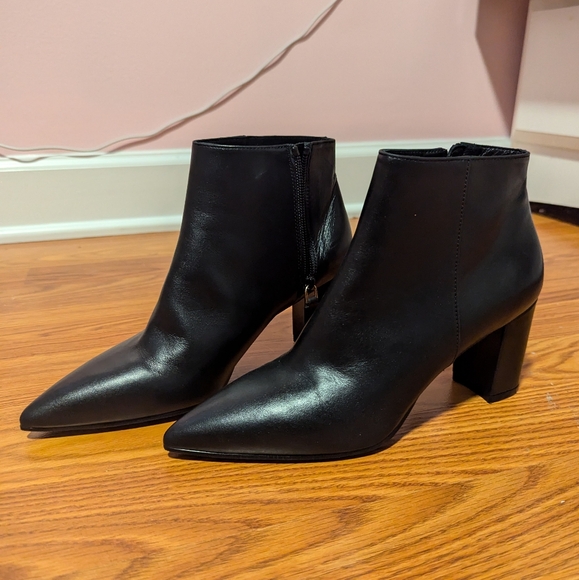 STUART WEITZMAN Ankle BOOTS Black Leather size 7 - Picture 3 of 12